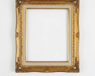 Vintage Rococo Style Giltwood Picture Frame