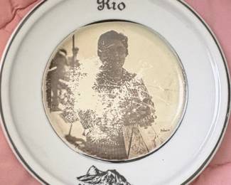 Vintage Rio de Janeiro Souvenir Plate with Po de Acar