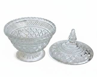 Anchor Hocking Wexford Pattern Covered Compote second image