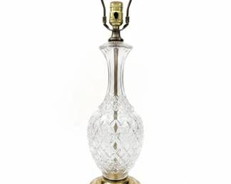 Vintage Waterford Crystal Pineapple Table Lamp third image