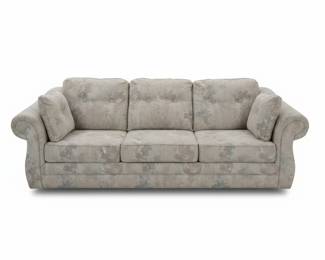 Ethan Allen Floral Upholstered ThreeCushion Sofa