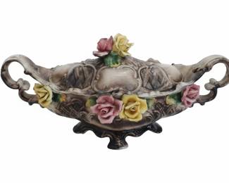 Capodimonte Style Porcelain Floral Tureen