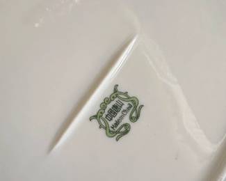 Tangshan Porcelain Floral Serving Platter second image