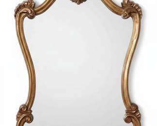 Vintage Hollywood Regency Giltwood Wall Mirror
