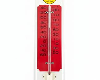 Vintage Shell Oil Petroleum Pipeline Thermometer