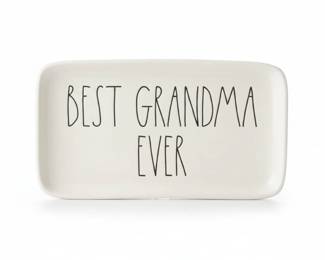 Rae Dunn Best Grandma Ever Tray