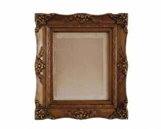 Vintage RococoStyle Ornate Resin Picture Frame