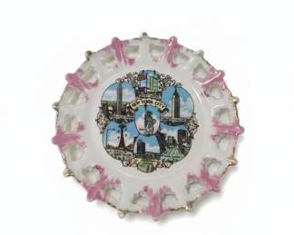 Vintage New York City Souvenir Pierced Collector Plate