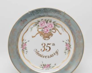 Lefton th Anniversary Commemorative Porcelain Plate