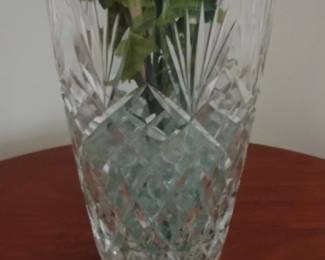 Crystal Clear Industries Cut Crystal Vase