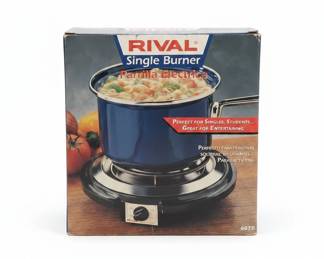 Rival Single Burner Electric Hot Plate Model B