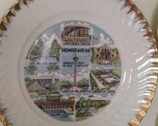 HemisFair Commemorative Souvenir Plate