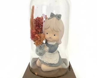 Precious Moments Figurine in Glass Dome