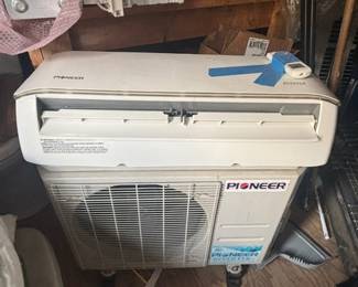 Part of the Pioneer Mini split HVAC system.