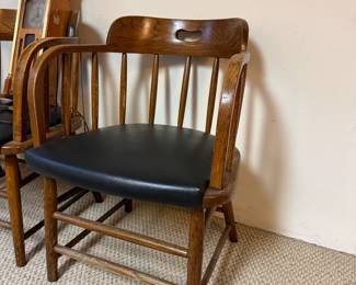 Boling Oak Captains Chair # 117-75