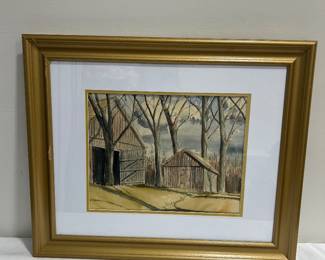 Framed artwork