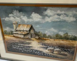 Framed artwork