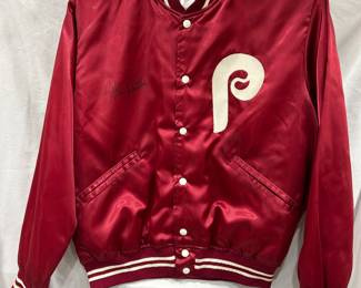 Signed Phillies baseball jacket