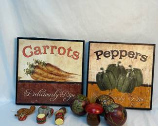Wooden decor and ornaments