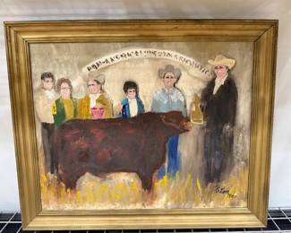 Agriculture Oil Painting 