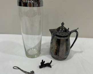 Stainless steel cast iron and glass items