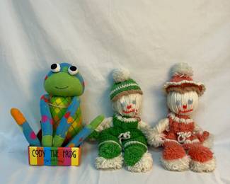 Plush and handmade yarn doll