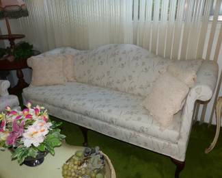 Chippendale Style Camelback Sofa