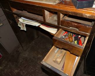 Clock & Pocket Watch Repair & Supplies, Desk, Cabinets