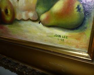 Vintage Painting Signed Jean Lee