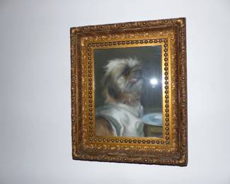 Antique Dog Picture