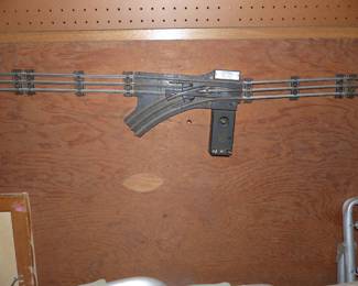 Lionel Train Track Mounted On Board