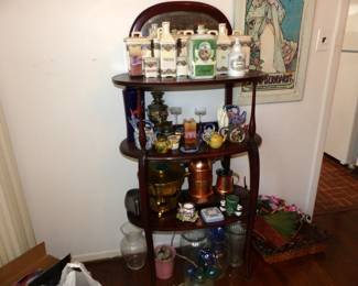 Antique 3 Tier Display Stand, Bric-A-Brac