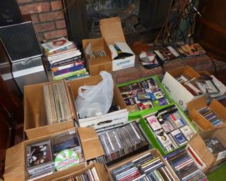 Records, CD's, DVD's, Cassette Tapes, Electronics