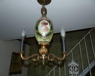 Antique 3 Light Chandelier