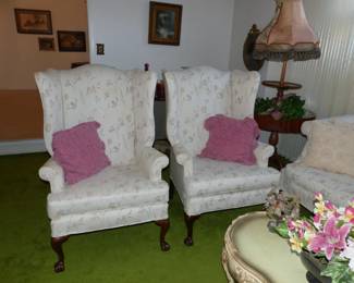 Pair Of Wing Chairs