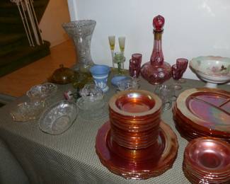 Antique & Vintage Assorted Bric-A-Brac, Carnival Glass