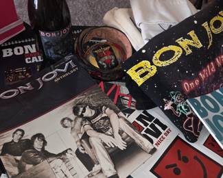 Bon Jovi collection of memorabilia