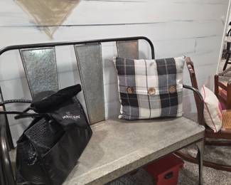 Metal bench