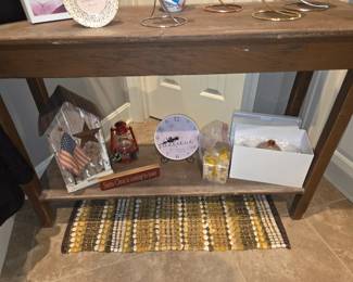 Vintage wall/sofa table