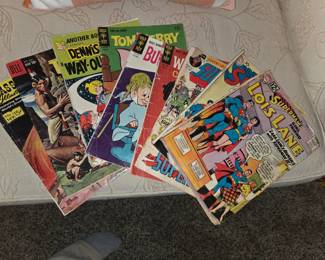 Few vintage comic books