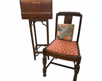 Vintage Singer Sewing Machine Chair