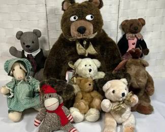 Vintage Boyd McBride N. American Bear Plush Stuffed Animal Collection
