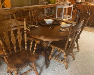 Wooden Table & Chairs