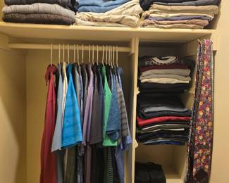MENS CLOTHING, PANTS, POLO, TIES, DRESS PANTS, JEANS, SHOES