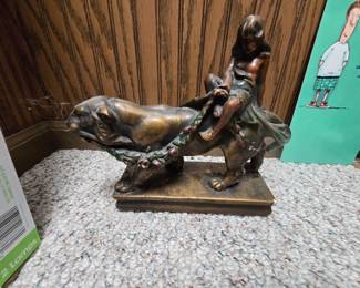 MAIDEN RIDING A TIGER, ARIADNE ON THE PANTHER