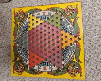 CHINESE CHECKERS 1938 "KING FOO CHECKEE" STRAIGHT MANUFACTURING