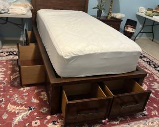 Twin Bed Storage Drawers 