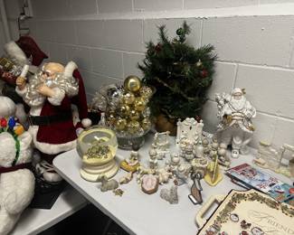 Lots of Christmas and holiday decor