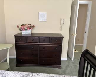 Solid wood dresser