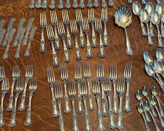 94pc sterling silver flatware service. Buttercup by Gorham